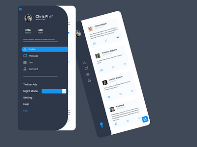 Mobile Design - ReDesign Twitter app