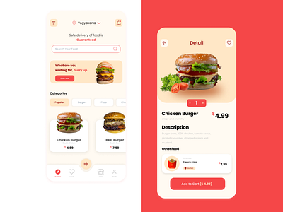 Mobile Design - Burger Yummy