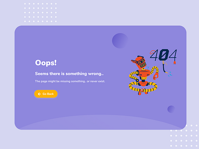 404 Page Not Found - Toy Store Website design ui ux