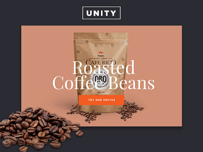 Unity Theme - Coffee coffee dubai pakistan pixelzeesh theme unity web