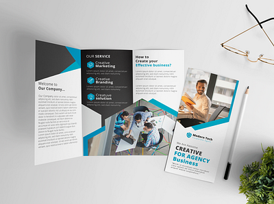 Business tri-fold Brochure Design akashmahmud02 branding brochure brochure design brochure template business business brochure business brochure design design trifold trifold brochure