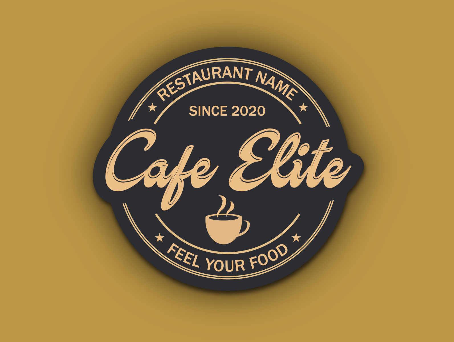 cafe logo design