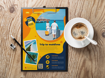 Traveling Flyer Design akashmahmud02 business business flyer business flyer design business flyer template business flyers company flyer design flyer flyer design flyer template illustration traveling traveling flyer traveling flyer design