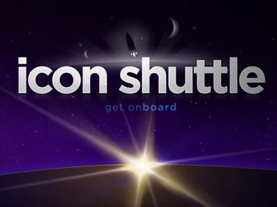Iconshuttle icon rocket space