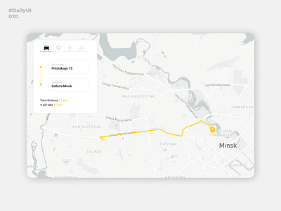 Location Tracker. Daily UI: 020