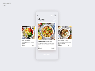 Drink Menu. Daily UI: 043