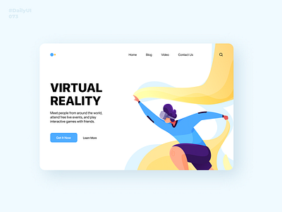 Virtual Reality. Daily UI: 073 073 dailyui dailyui073 dailyuichallenge uiuxdesign virtual reality vr vr design