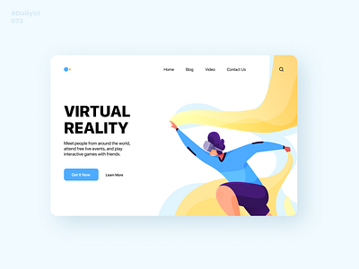 Virtual Reality. Daily UI: 073