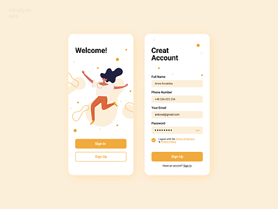 Form. Daily UI: 082