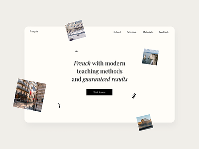 French language school | Web design
