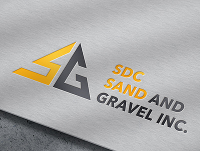 BRIGHTSANDDESIGNS Sand and Gravel Logo Branding branding creative agency creative design creative digital marketing design digital marketing agency digital marketing company digital marketing services illustration logo logo design