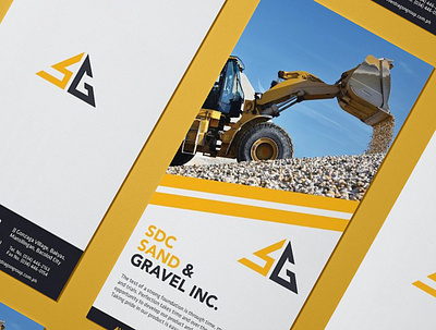 BRIGHTSANDDESIGNS Sand and Gravel Flyer branding branding and identity branding concept branding design brochure design brochure layout brochure mockup brochure template creative agency creative design creative digital marketing digital marketing agency digital marketing company digital marketing services