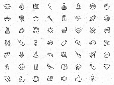 Sketched Emojis Freebie