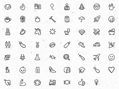 Sketched Emojis Freebie