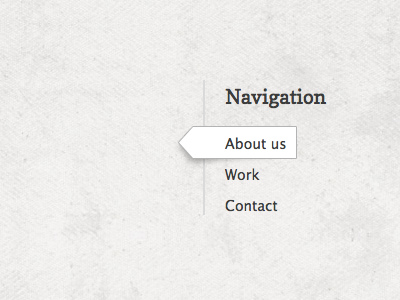 on page navigation arrow navigation onsite