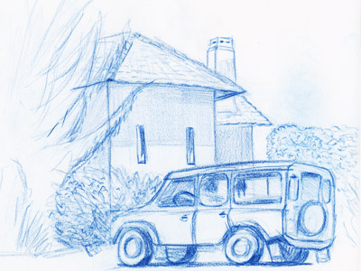 Architecture Drawing architecture car drawing house