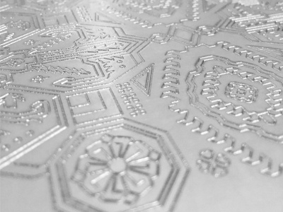 Embossing Plate emboss pattern plate silver
