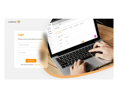 Login page design graphic design minimal typography ui ux web website