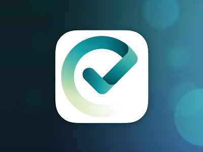 Done app icon 7 app blue check green icon ios ipad iphone list logo todo