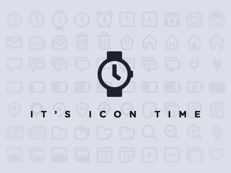 It's icon time! by Chris Bannister on Dribbble