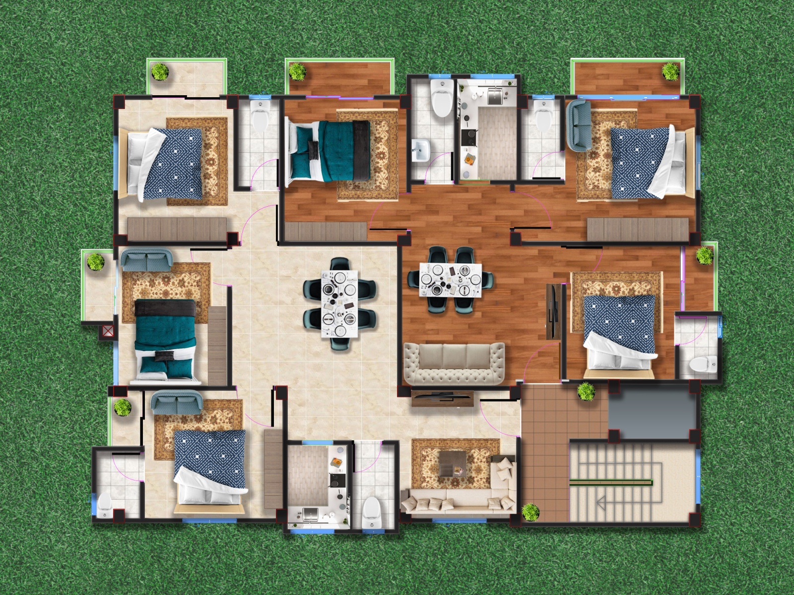 Floor Plan In Photoshop By Mosaddek Hossain Mahi On Dribbble