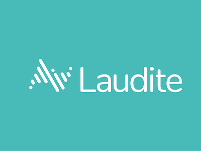 Laudite - Logo for a Medical Voice Recog. Software brand icon logo logo design logotype symbol