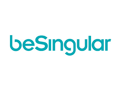 Besingular logo design type logo