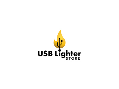 USB Lighter Store Logo logo