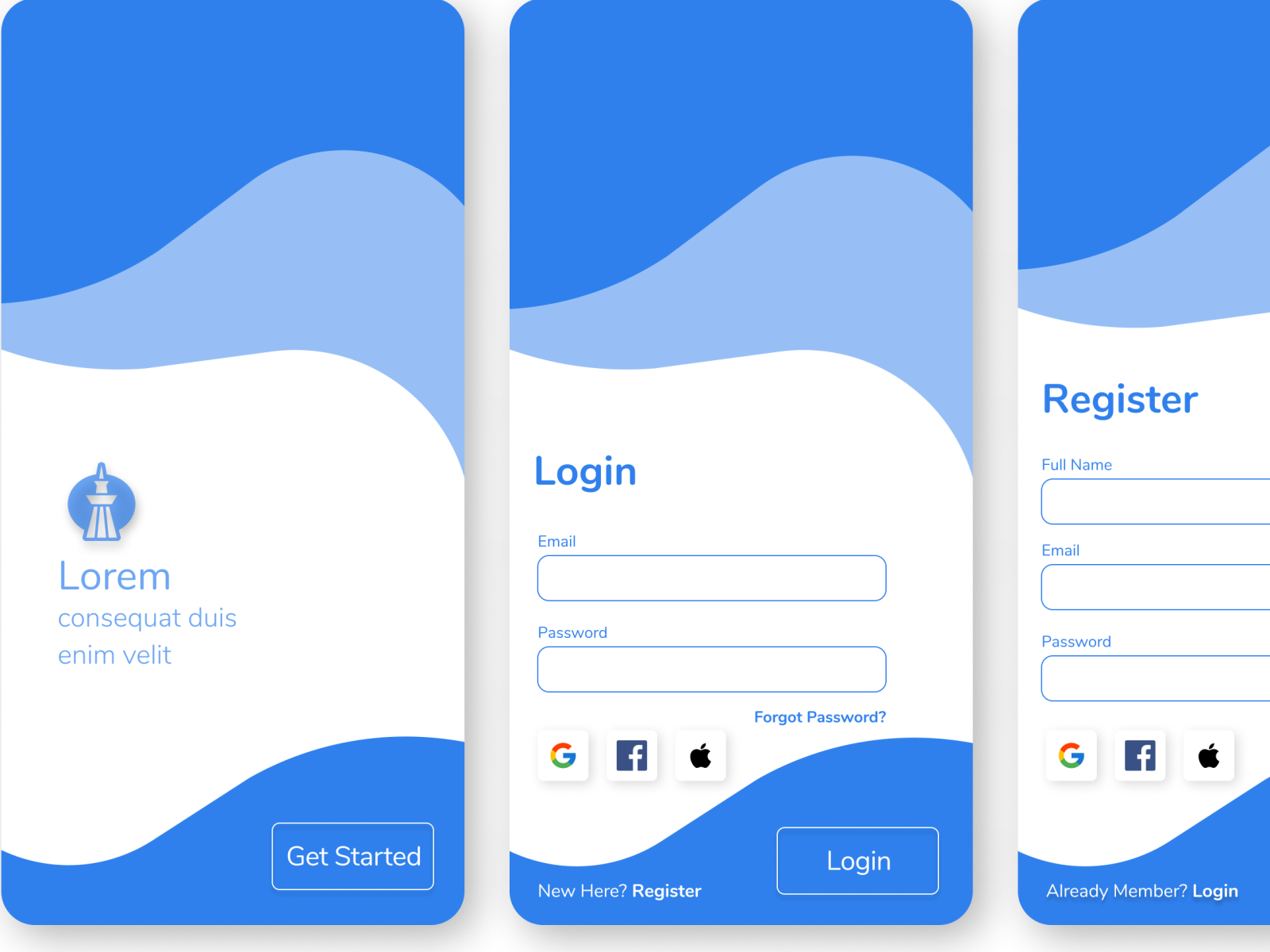 Sign In/ Sign Up by Monir Jahangiri on Dribbble