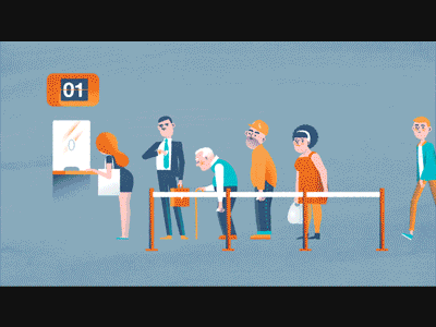 Some scenes... character animation gif illustration motiongraphics people walk cycle