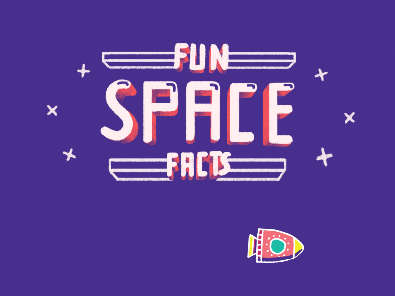 Fun space facts! 2danimation accurate animation facts framebyframe fun motiongraphics science space