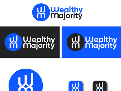 wealthy majority logo branding design graphic design icon logo