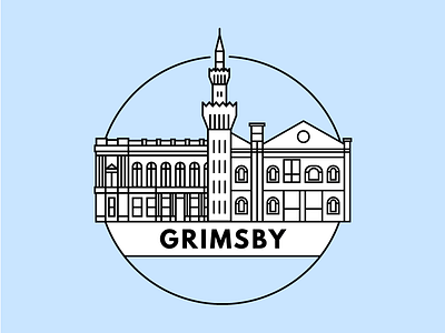 Grimsby city england grimsby illustration orlando town
