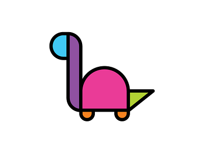 Dinosaur Logo aaron draplin ddc dinosaur draplin florida jurassic logo logo design orlando personal
