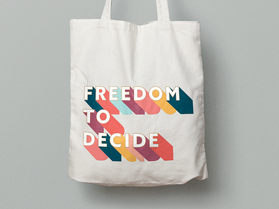 freedom to decide branding design typography