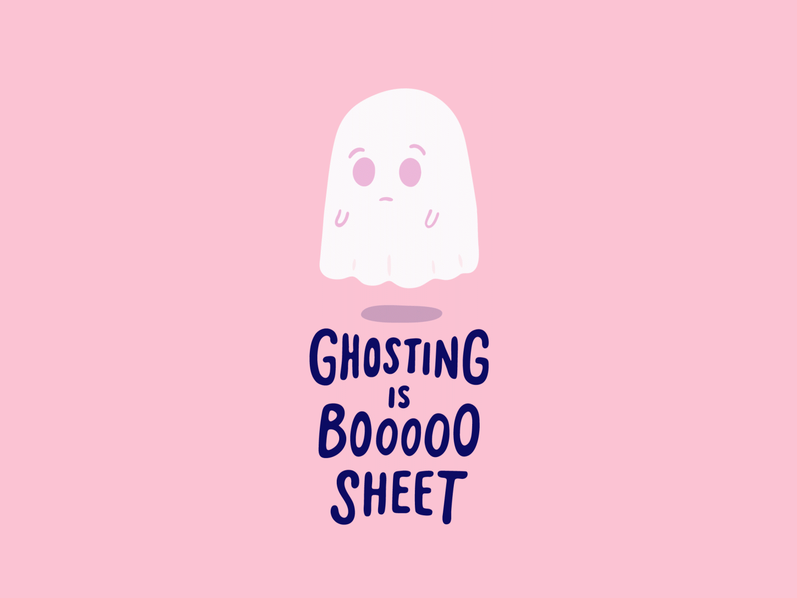 ghosting animation design illustration