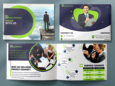 Corporate Bi-fold Brochure bi fold brochure corporate legal marketing print