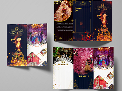 Wedding & Events Tri-fold Brochure