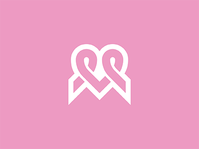 Lauren's Ladies boobs breast cancer logo monogram run