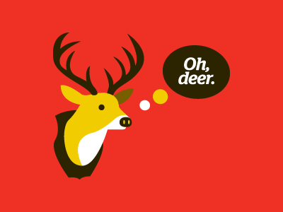 Oh, Deer by Bobby McKenna on Dribbble