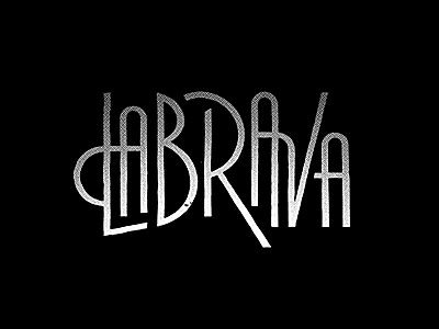 LaBrava [GIF] book book cover lettering