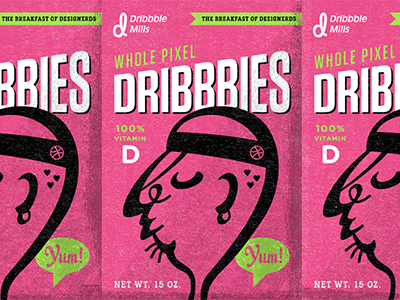 Dribbbies: The Breakfast of Designerds basketball cereal dribbble pick and roll veer