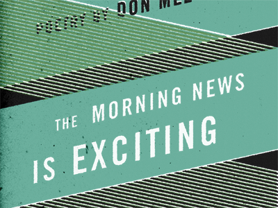 Morning News 6 book book cover lines poetry type