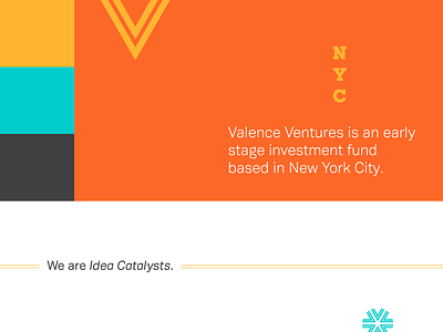 Valence Ventures Brand Board brand identity logo typography