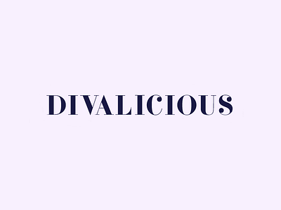 Divalicious Logo brand identity jewelry logo