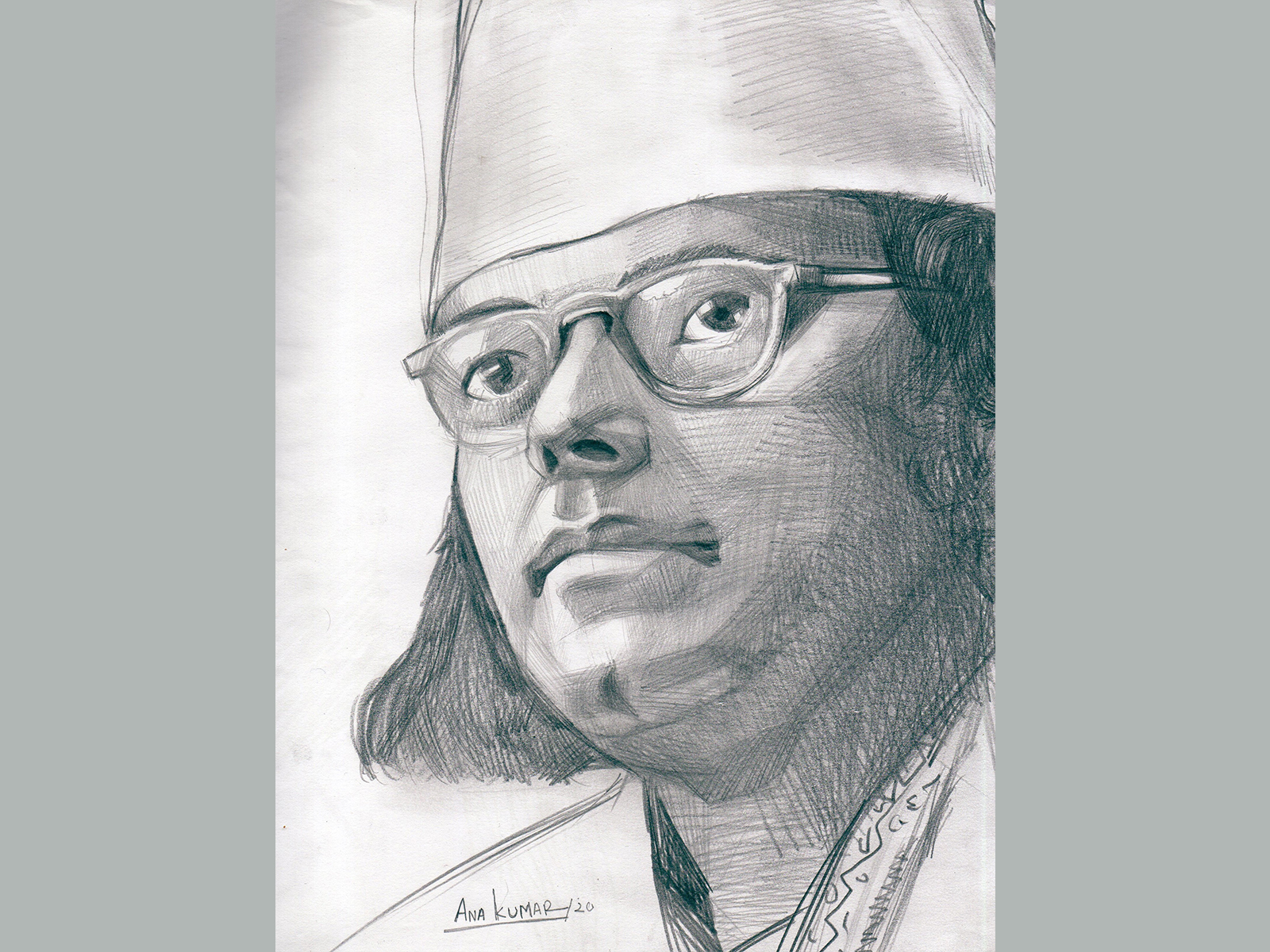 Maximum pencil portraits of freedom fighters made by an individual  IBR
