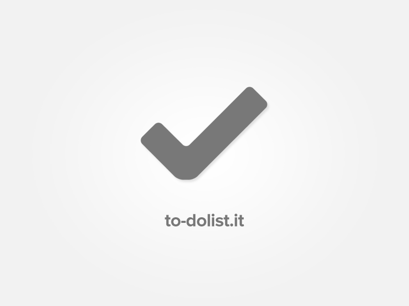 to-dolist.it (New to-do list web app)