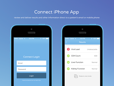 Connect iPhone App