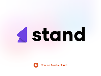 Stand - Launch Day logo minimal web app