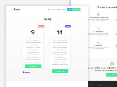 Suppo Pricing Page